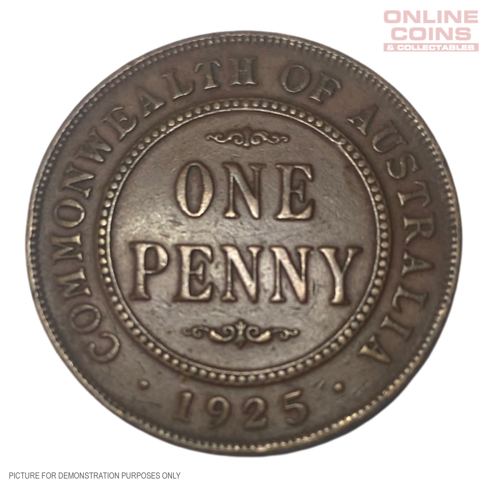 1925 Australian Penny - Fine Grade